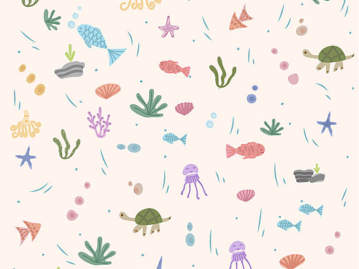 海底世界（个人主页-ZNjAyODQ4OTY=） - 创作习作 - 站酷设计师果粒shy原创素材 - 站酷ZCOOL