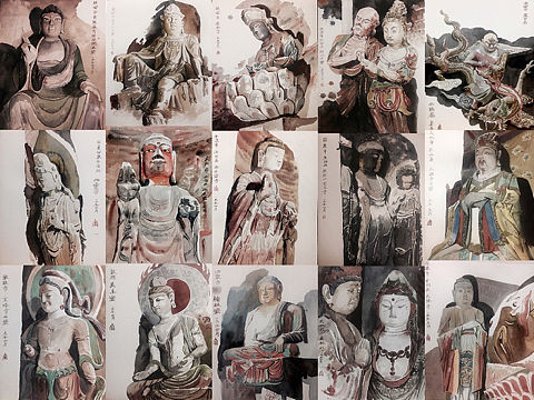 西北石窟寺（个人主页-ZMzU5OTcwMDA=） - 绘画 - 站酷设计师郭赵宗ART原创素材 - 站酷ZCOOL