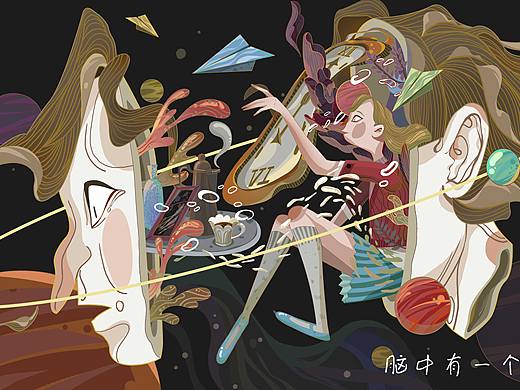 日常插画记录（个人主页-ZNTI2Mzc3MDQ=） - 绘本 - 站酷设计师立地成树原创素材 - 站酷ZCOOL