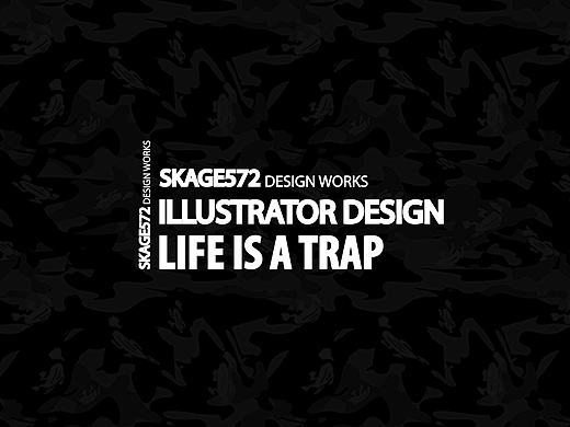 LIFE IS A TRAP 矢量图形设计