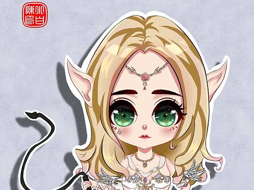 精灵女王（个人主页-ZMjI1ODIzODA=） - 艺术插画 - 站酷设计师小c迷糊原创素材 - 站酷ZCOOL