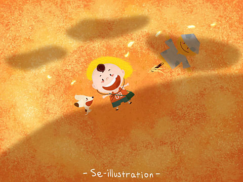 秋天來了（個人主頁-ZMzkxNjg2MjA=） - 兒童插畫 - 站酷設(shè)計師米唐插畫設(shè)計原創(chuàng)素材 - 站酷ZCOOL