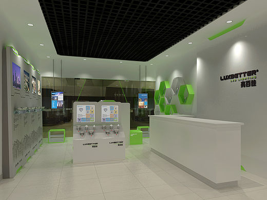 亮百佳（LED）公司体验店店面设计（SI）