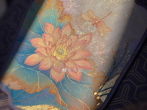 团扇《净》综合材料
