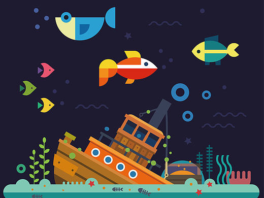 海洋生物插画练习