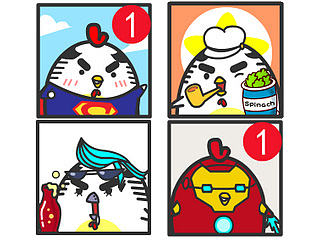 翔通动漫-怒怒鸡搞笑表情