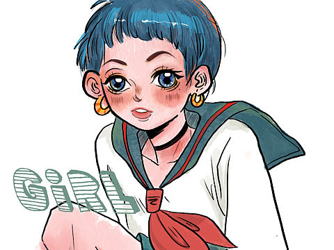 临摹✍🏻手绘插画头像