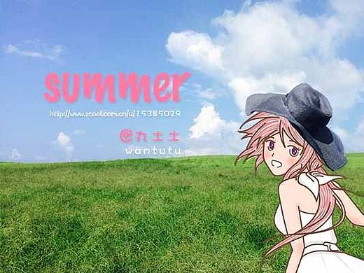 插画小姐姐——自己的小海报