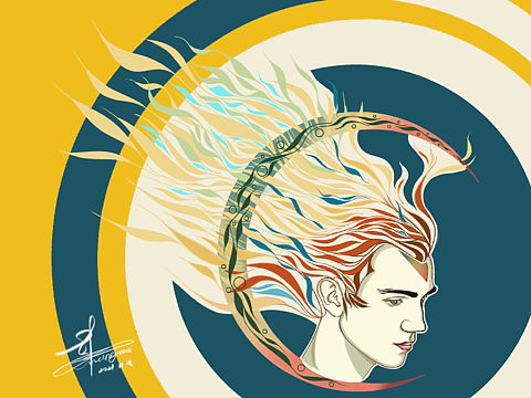 風(fēng)（個(gè)人主頁(yè)-ZNTYzNjMwNzI=） - 藝術(shù)插畫 - 站酷設(shè)計(jì)師BOOK巴克原創(chuàng)素材 - 站酷ZCOOL