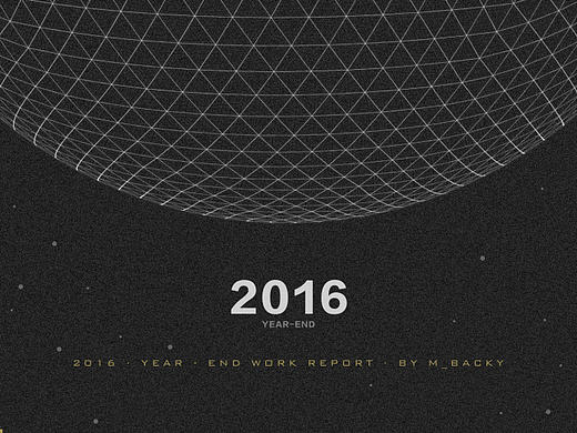 2016 Year - end Work Report 不完全总结