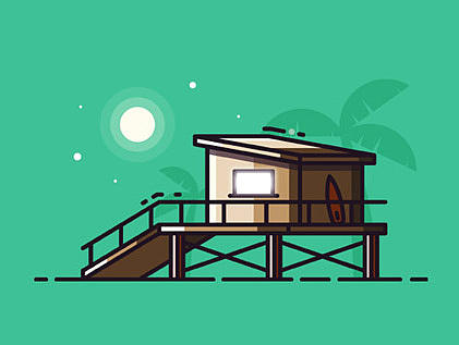 Night theme icons