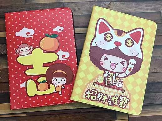 哈咪猫、摩丝摩丝、油爆叽丁春节版iPad保护套
