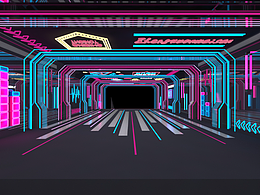 賽博朋克風(fēng)格-美陳通道包裝