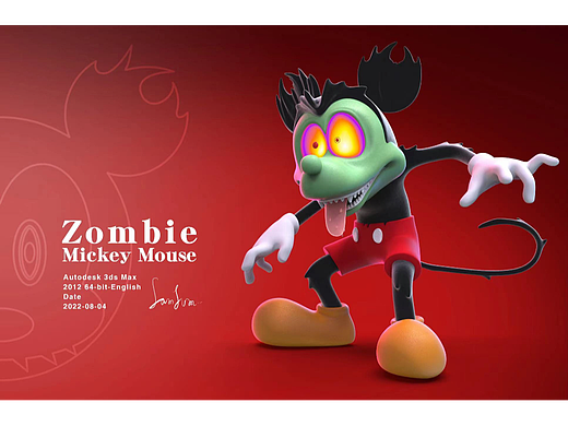 Zombie Mickey Mouse