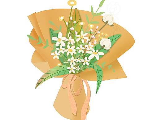 雛菊花束（個人主頁-ZNjAzMzI3MzY=） - 創(chuàng)作習作 - 站酷設計師卿楓暖暖原創(chuàng)素材 - 站酷ZCOOL