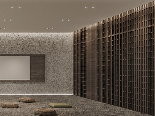 【微视设计&设计管家】长沙大平层心灵会所