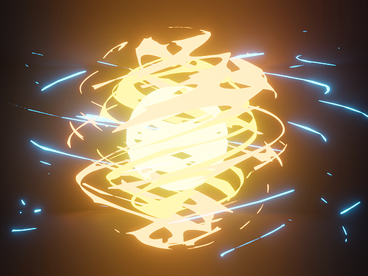 blender能量球练习