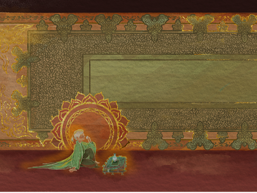 《待千年》插画创作