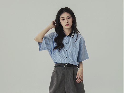 女装淘宝电商主图look拍摄氛围感白底图 