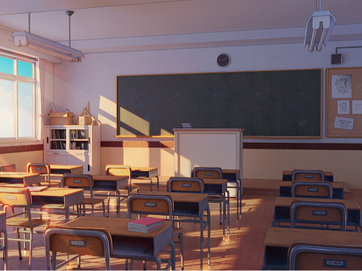 教室（个人主页-ZNjQ3MzUxMDQ=） - 游戏原画 - 站酷设计师黄昏之境原创素材 - 站酷ZCOOL