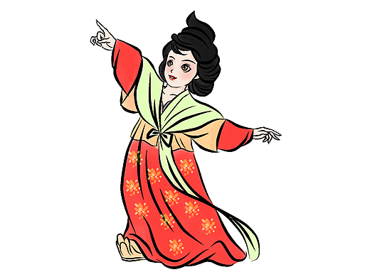 古典人物卡通形象IP设计