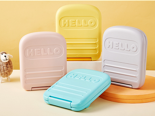 “行李箱”折叠午睡枕 l ODIAN DESIGN原点工业设计