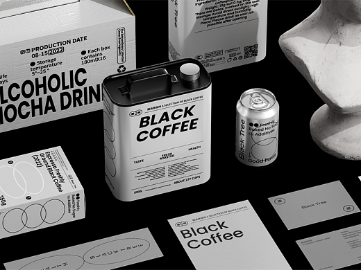 Black Coffee 咖啡品牌设计