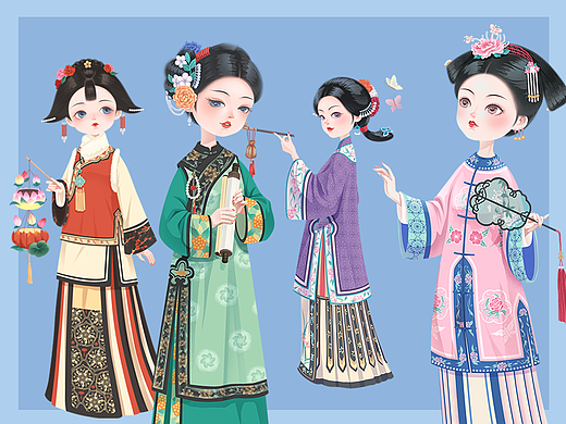 古装小像——清小像(女)