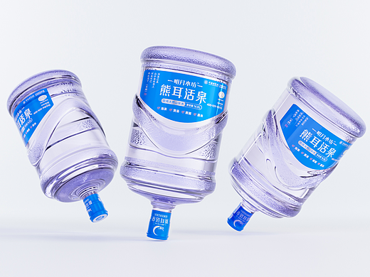 矿泉水包装设计（熊耳活泉 瓶装水与桶装水）｜妙浩