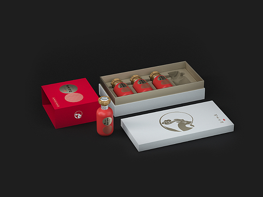 黄帝内经——刚柔小酒礼盒包装设计