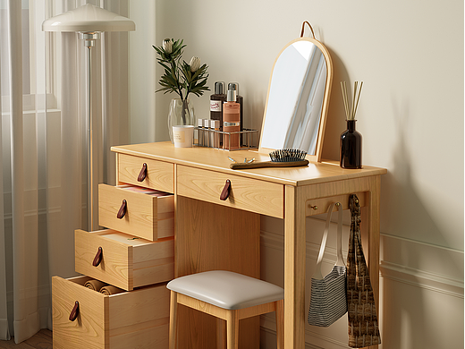 家具渲染-四色梳妆柜（个人主页-ZNjcxMzIzMTI=） - 产品 - 站酷设计师哦皮卡皮原创素材 - 站酷ZCOOL
