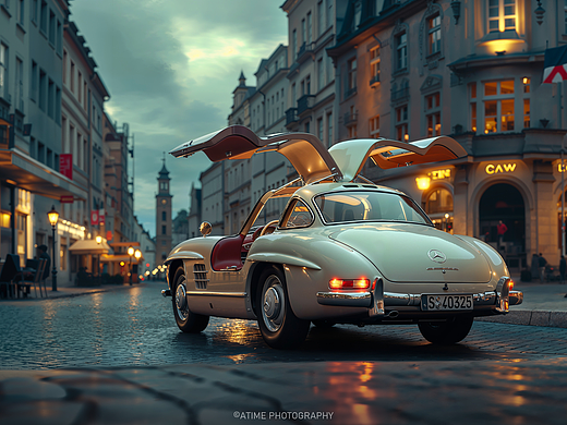 再现经典，Mercedes Benz 300 SL -AIGC