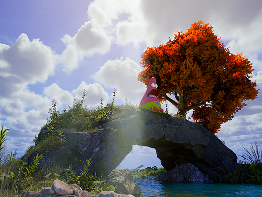 【ue5/自制/场景】天气变化—粉红海星大暴雨