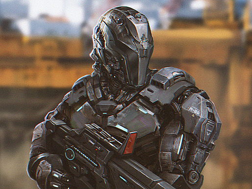 黑色机枪兵(black machine gunner)