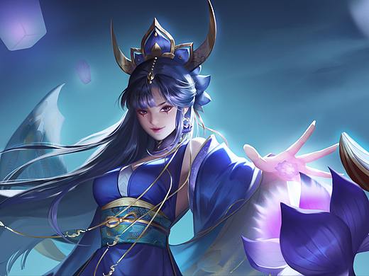 神都夜行录-孟婆（个人主页-ZNjY2MjU3NDA=） - 商业插画 - 站酷设计师南阁NG原创素材 - 站酷ZCOOL
