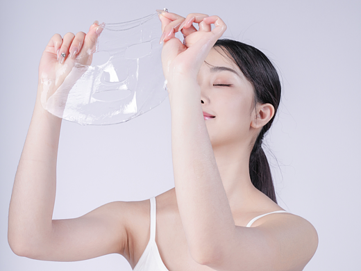 模特面膜展示拍摄 | 电商护肤品
