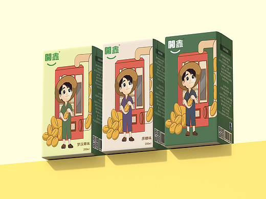 開鑫浓豆乳包装设计