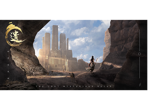 C4D作品临摹-荒漠（个人主页-ZNjAxNDYzODg=） - 场景 - 站酷设计师长安lin原创素材 - 站酷ZCOOL