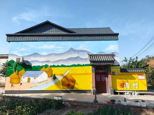 年年都是丰收年墙绘
