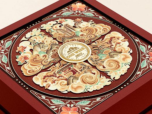 【可授权】中秋月饼礼盒包装设计