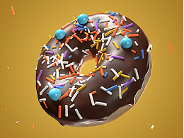 Blender渲染作品 Blender Guru 神级甜甜圈