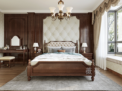 美式装修 贵气加大气 而又不失自在与随意的特性。