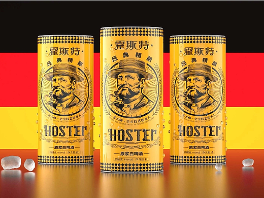 霍斯特 × 巨灵设计 精酿啤酒品牌LOGO包装设计
