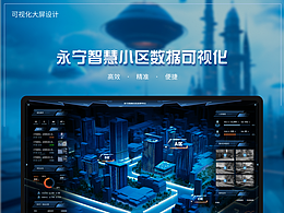 永安智慧社区-数据可视化大屏设计