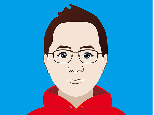 自画像，随手涂鸦哈哈