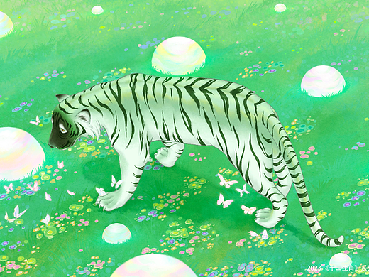 《十二生肖》系列插画-南国夏