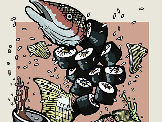 寿司（个人主页-ZNjUzMTk1ODA=） - 商业插画 - 站酷设计师草草栗子原创素材 - 站酷ZCOOL