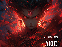 AIGC国潮风丨哪吒魔童降世让你瞬间燃起来!