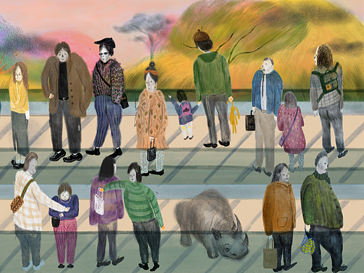 rhinos in love｜《恋爱的犀牛》话剧改编gif