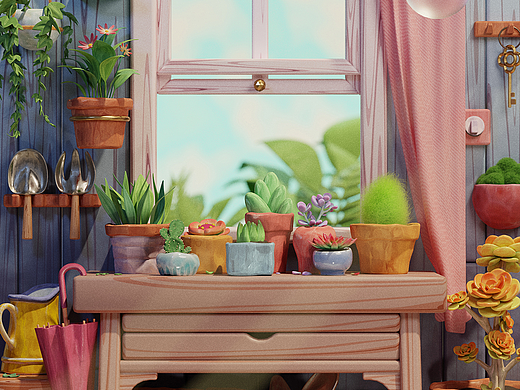 窗前 By the window